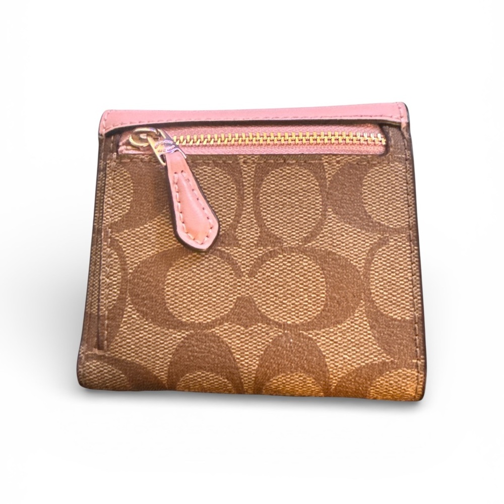 Coach Pink and Brown Wallet-EUC - Picture 2 of 5